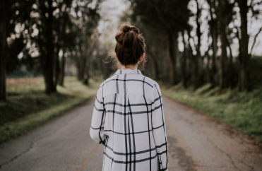 Woman's back