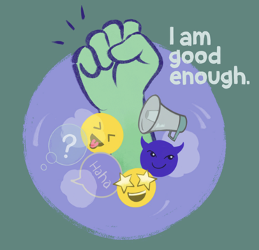 Logo „I am good enough.“